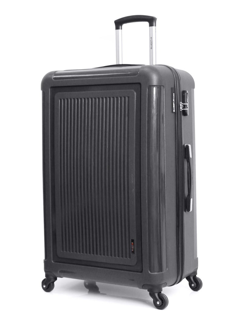 BLUESTAR - Valise Grand Format PRETORIA 75 cm 4 Roues Gris foncé - Kiabi