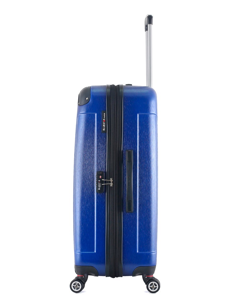 BLUESTAR - Valise Grand Format TUNIS-B 75 cm 4 Roues Bleu Bleu marine - Kiabi