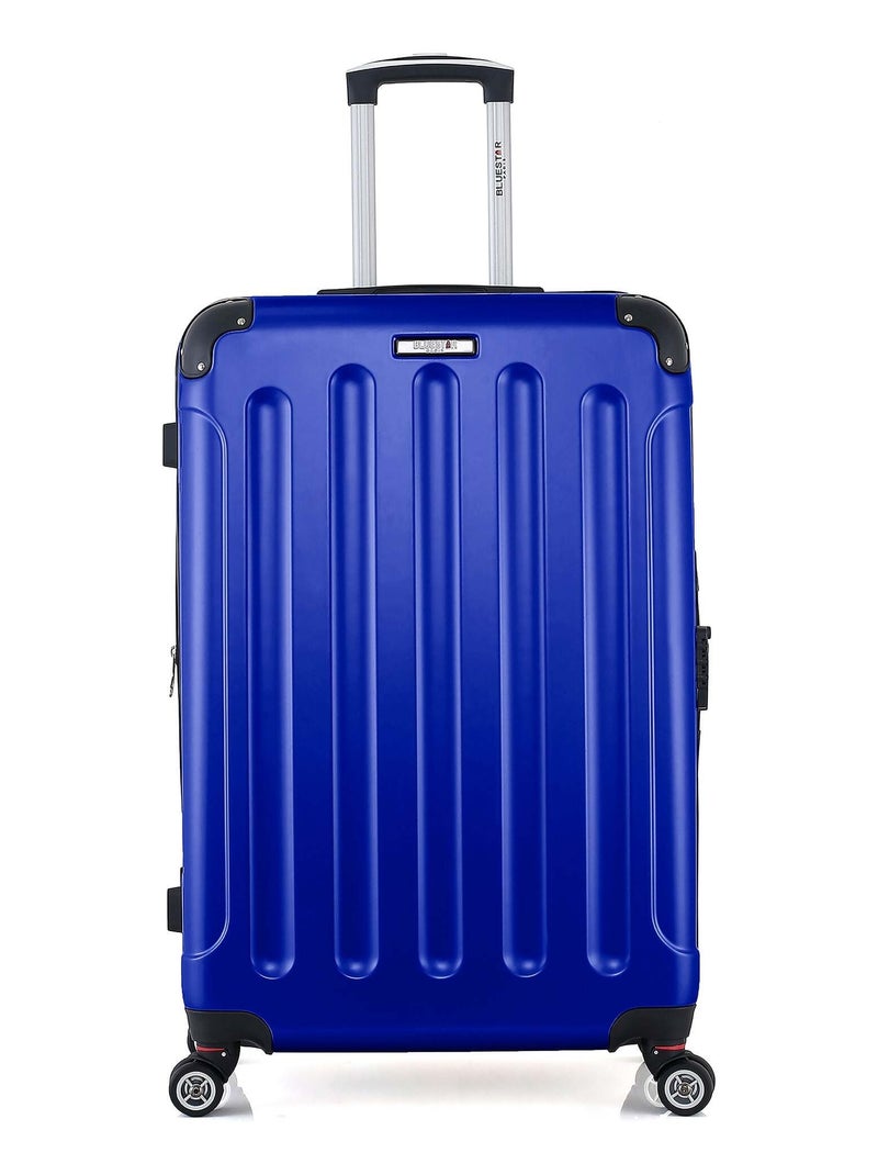 BLUESTAR - Valise Grand Format TUNIS-B 75 cm 4 Roues Bleu marine - Kiabi