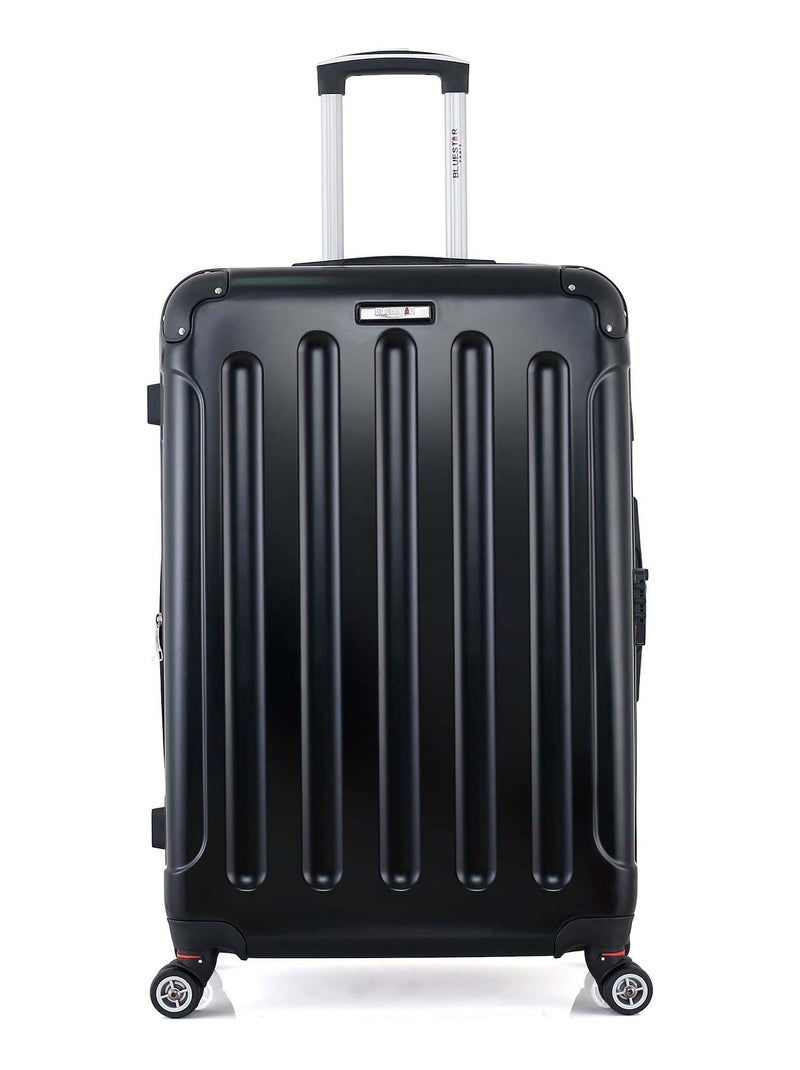 BLUESTAR - Valise Grand Format TUNIS-B 75 cm 4 Roues Noir - Kiabi