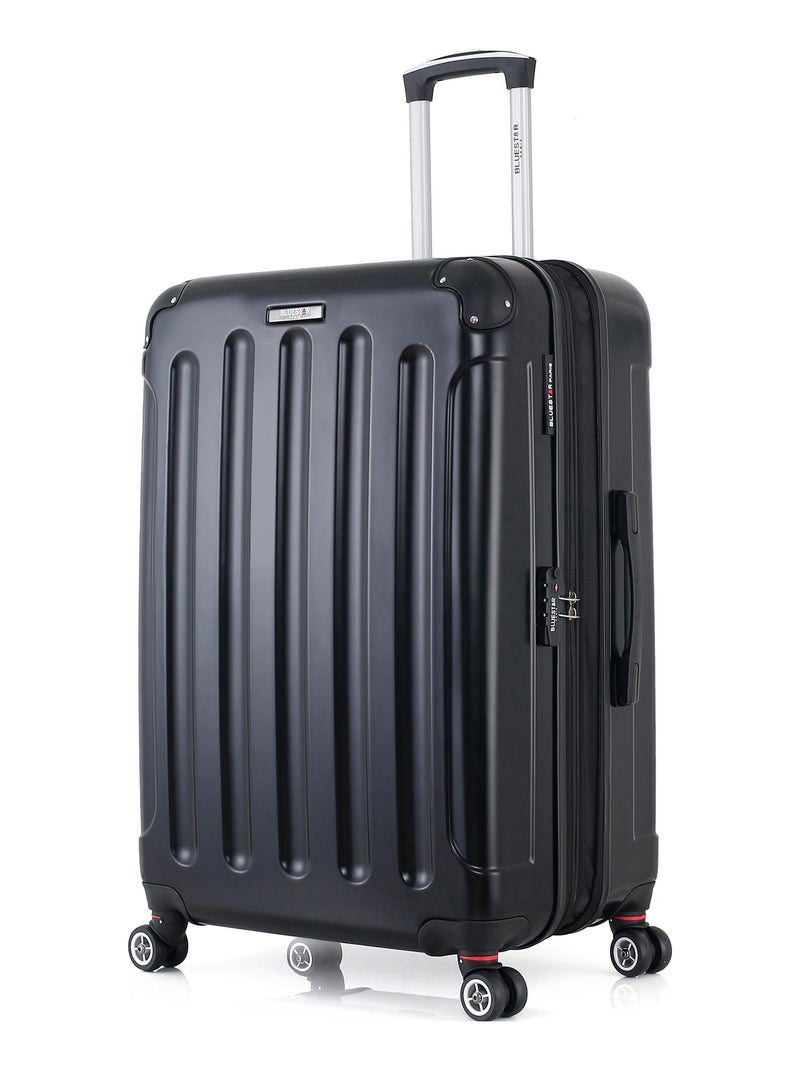 BLUESTAR - Valise Grand Format TUNIS-B 75 cm 4 Roues Noir - Kiabi