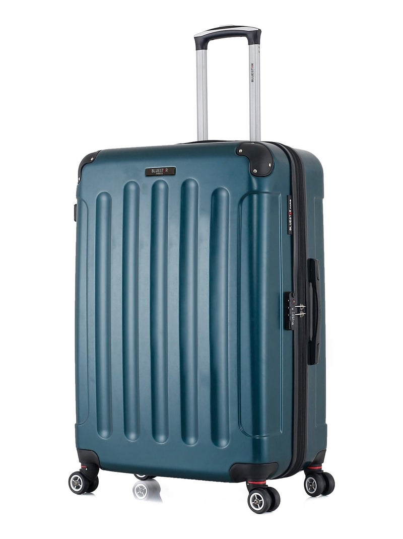 BLUESTAR - Valise Grand Format TUNIS-B 75 cm 4 Roues Vert foncé - Kiabi