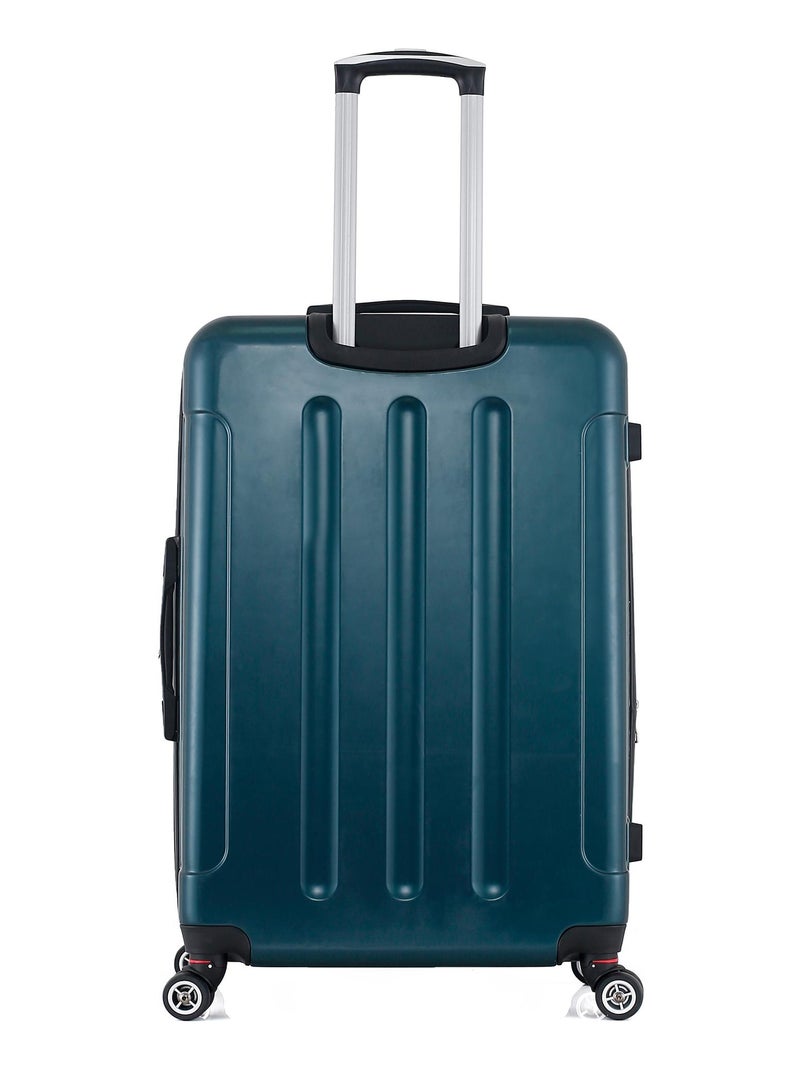 BLUESTAR - Valise Grand Format TUNIS-B 75 cm 4 Roues Vert foncé - Kiabi