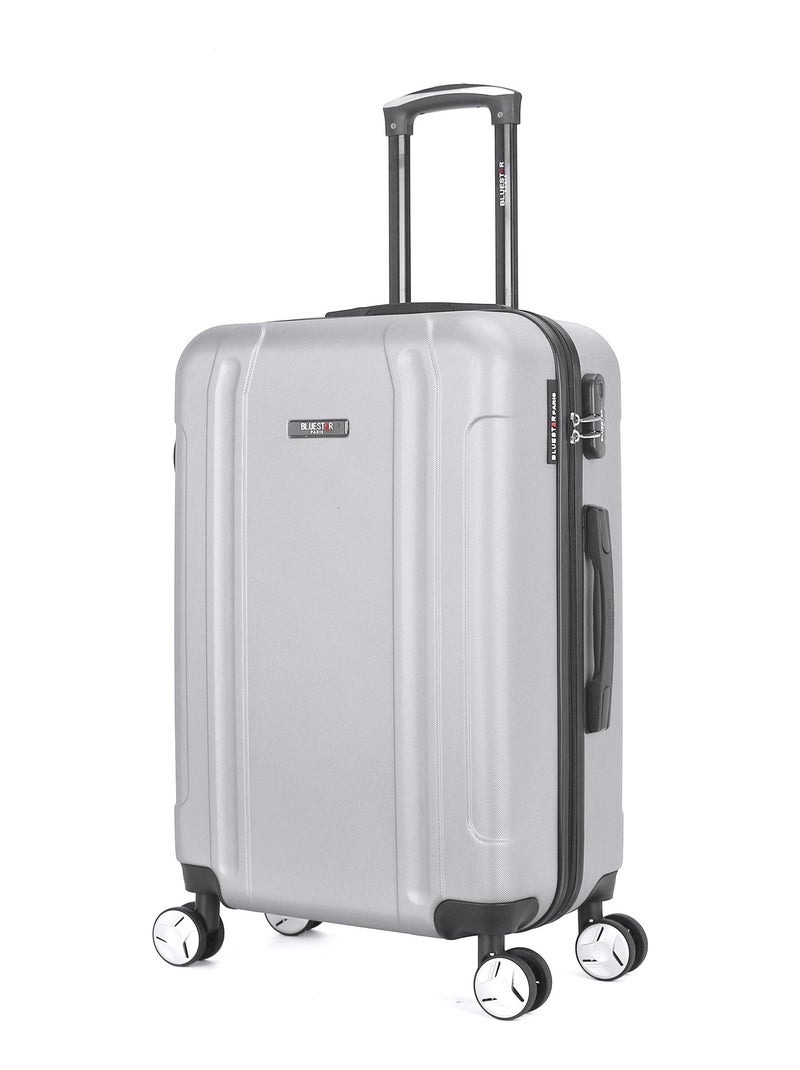 BLUESTAR - Valise Weekend BALTIMORE 65 cm 4 Roues Gris - Kiabi