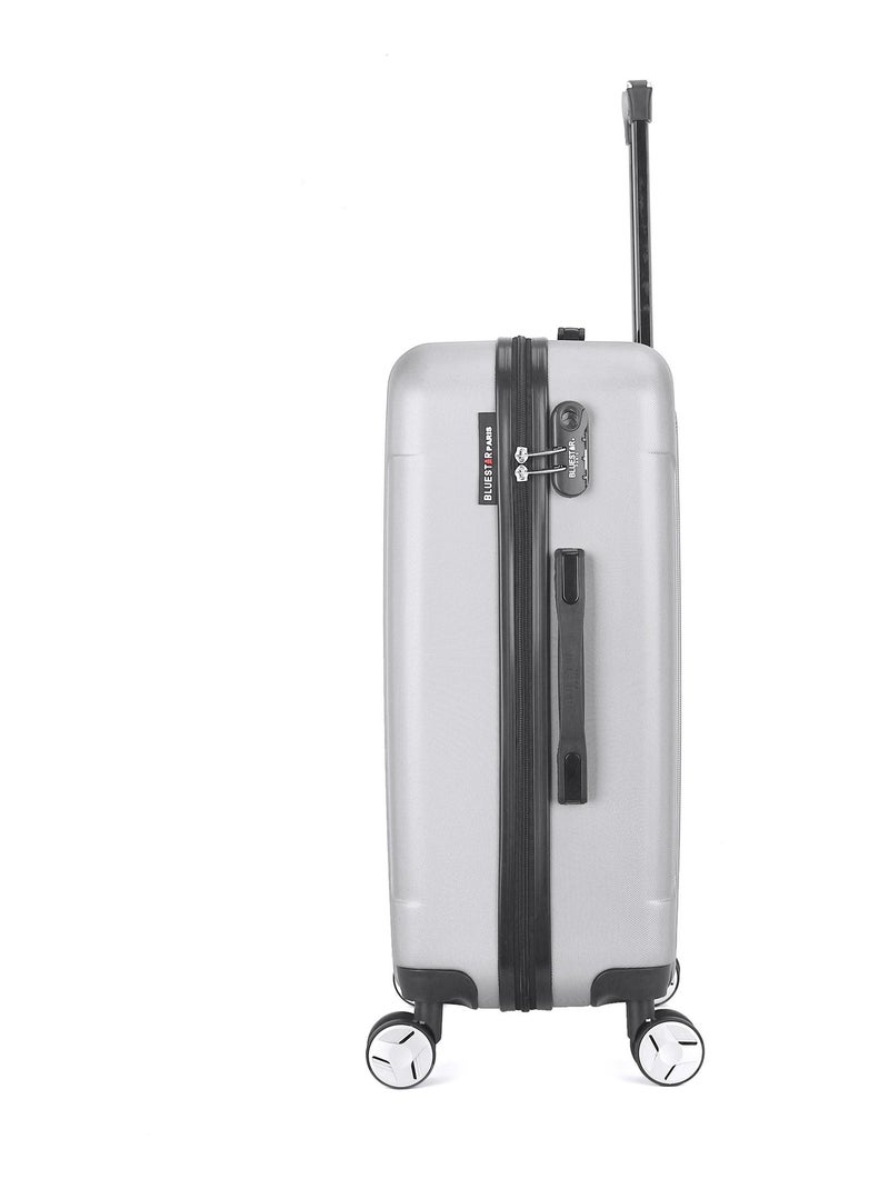 BLUESTAR - Valise Weekend BALTIMORE 65 cm 4 Roues Gris - Kiabi