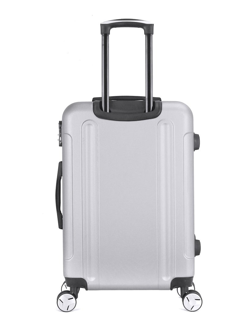 BLUESTAR - Valise Weekend BALTIMORE 65 cm 4 Roues Gris - Kiabi