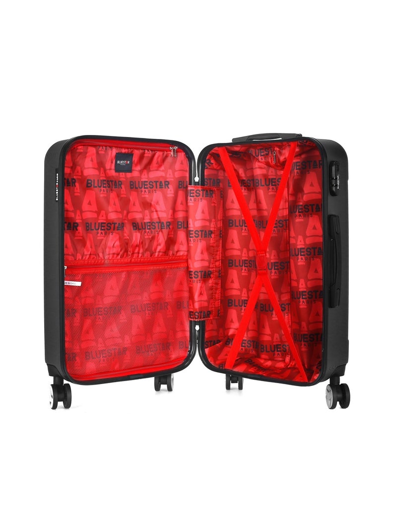 BLUESTAR - Valise Weekend BALTIMORE 65 cm 4 Roues Noir - Kiabi