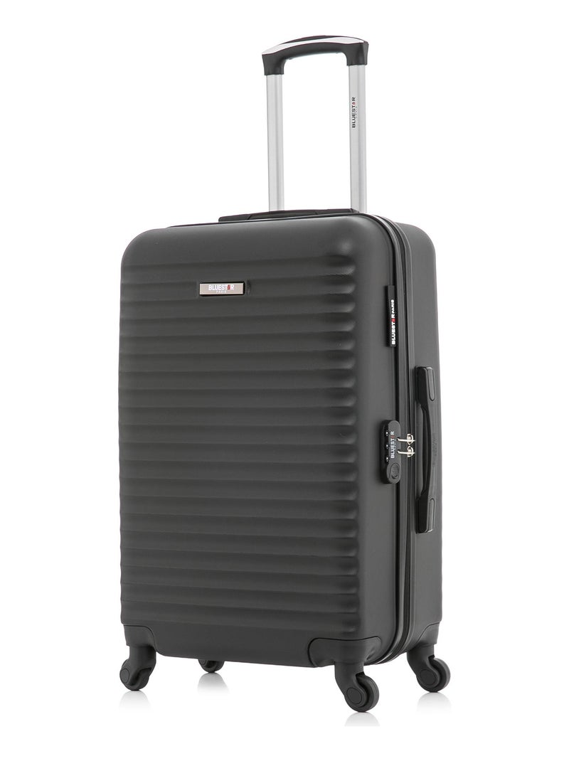 BLUESTAR - Valise Weekend BRAZILIA 65 cm 4 Roues Noir - Kiabi