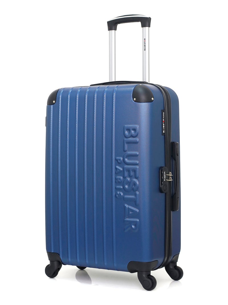 BLUESTAR - Valise Weekend BUCAREST 65 cm 4 Roues Bleu Bleu marine - Kiabi