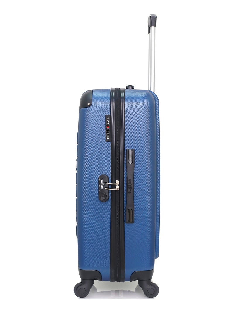 BLUESTAR - Valise Weekend BUCAREST 65 cm 4 Roues Bleu Bleu marine - Kiabi