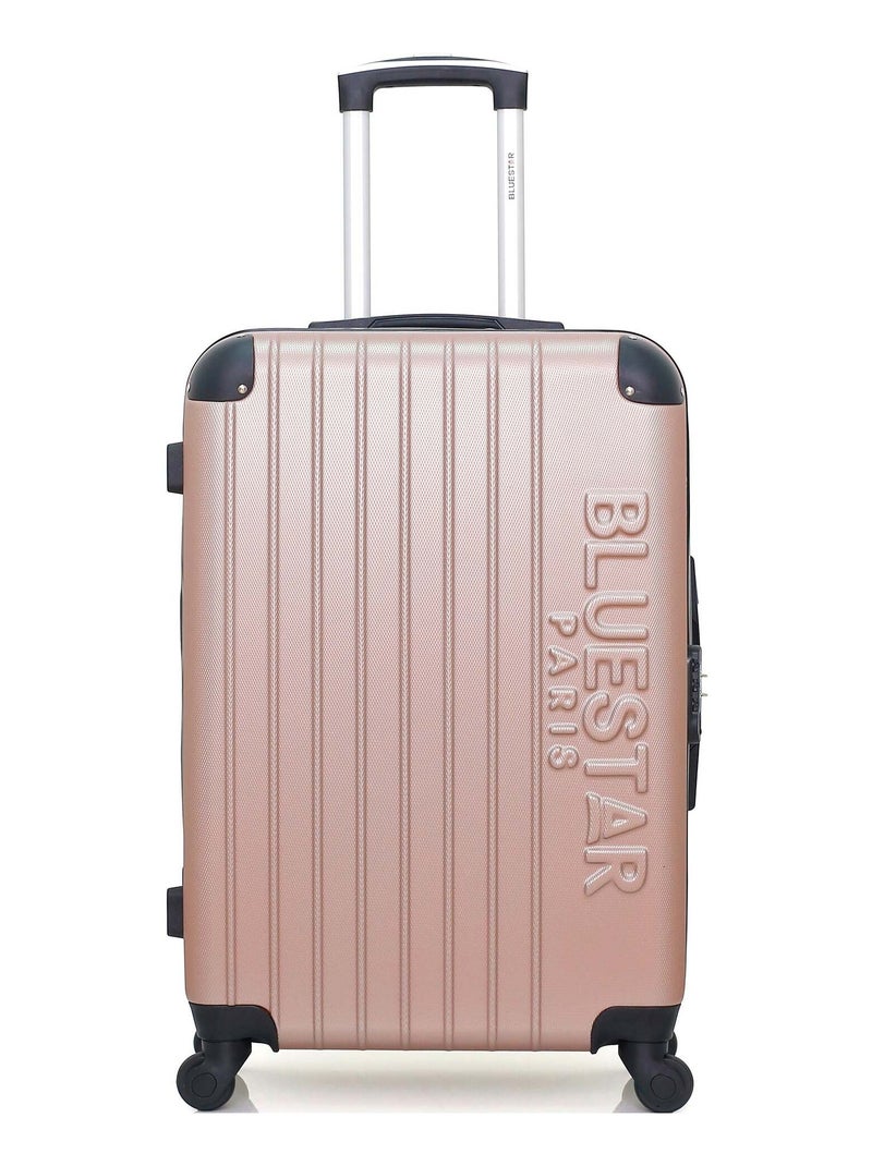 BLUESTAR - Valise Weekend BUCAREST 65 cm 4 Roues Rose clair - Kiabi