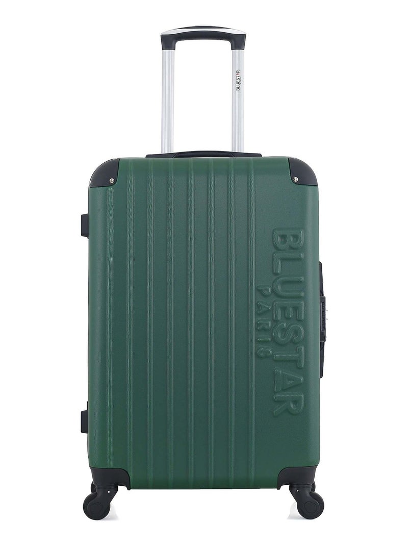 BLUESTAR - Valise Weekend BUCAREST 65 cm 4 Roues Vert foncé - Kiabi