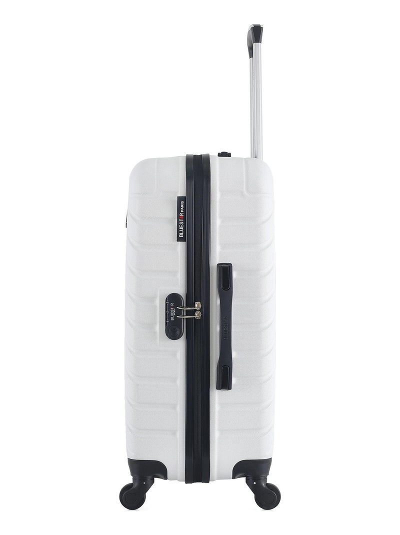 BLUESTAR - Valise Weekend CITE 65 cm 4 Roues Blanc - Kiabi