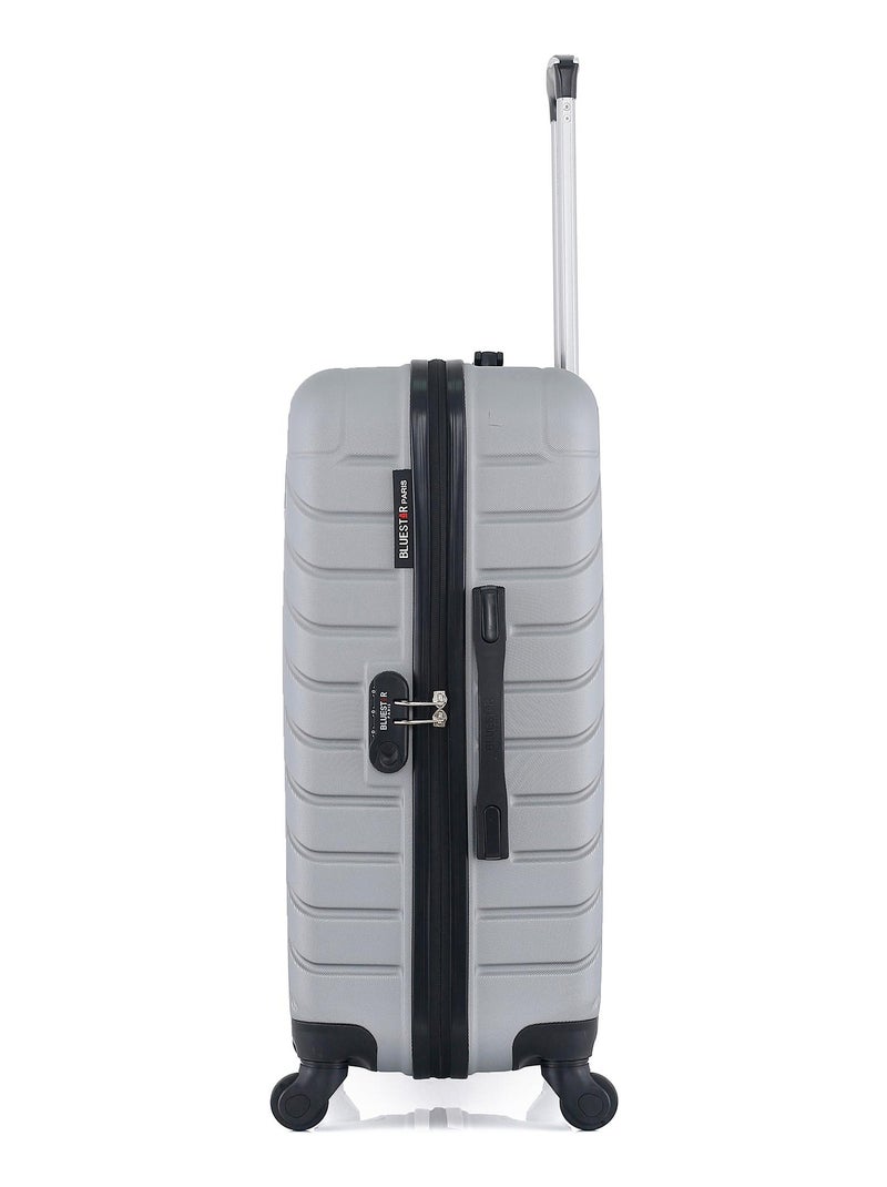 BLUESTAR - Valise Weekend CITE 65 cm 4 Roues Gris - Kiabi