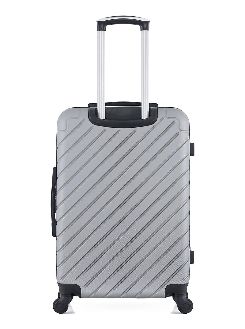 BLUESTAR - Valise Weekend CITE 65 cm 4 Roues Gris - Kiabi