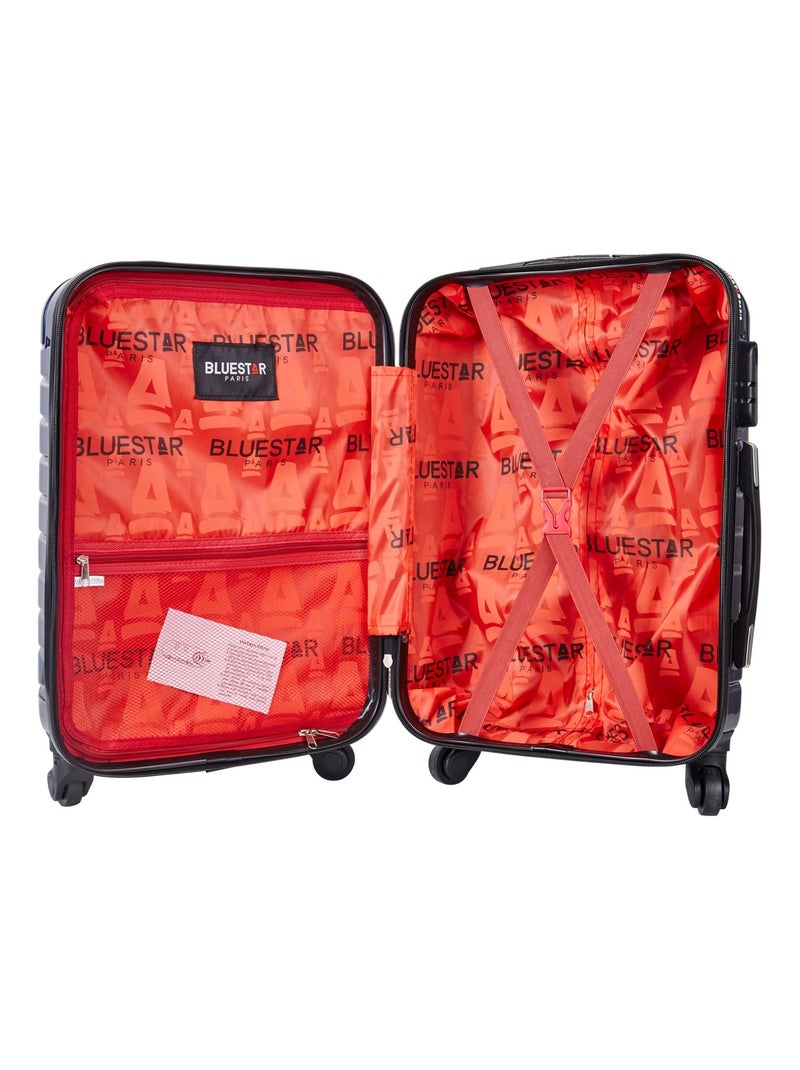 BLUESTAR - Valise Weekend DENVER 65 cm 4 Roues Noir - Kiabi