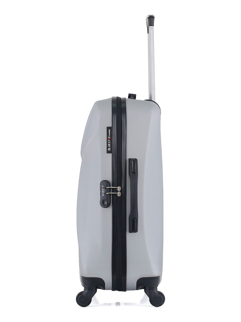 BLUESTAR - Valise Weekend GARIBALDI 65 cm 4 Roues Gris - Kiabi