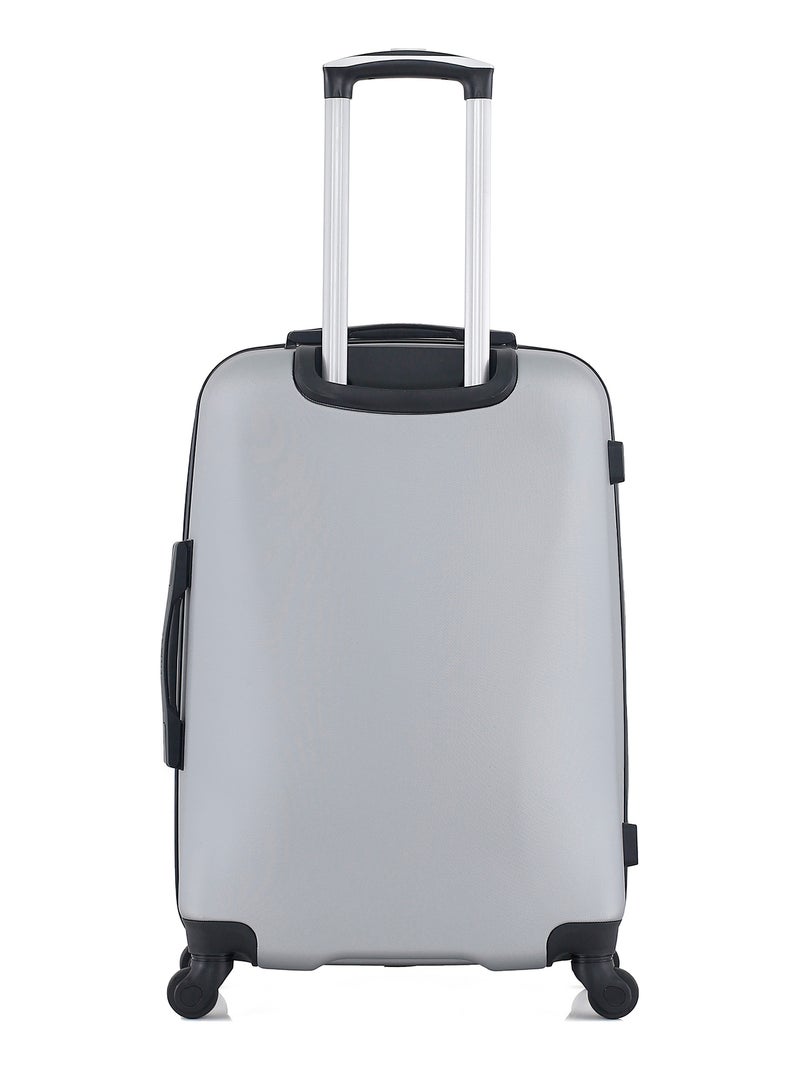 BLUESTAR - Valise Weekend GARIBALDI 65 cm 4 Roues Gris - Kiabi