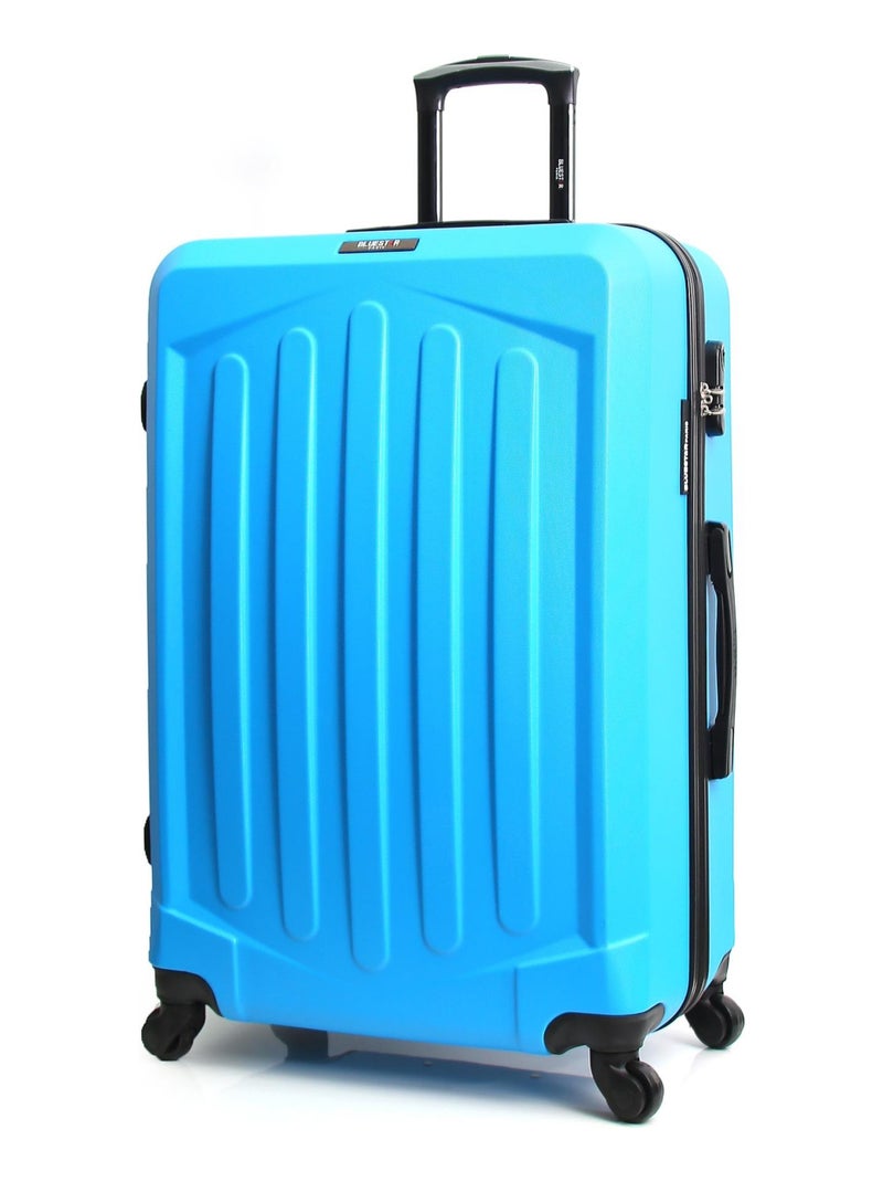 BLUESTAR - Valise Weekend HAGEN 65 cm 4 Roues Bleu - Kiabi