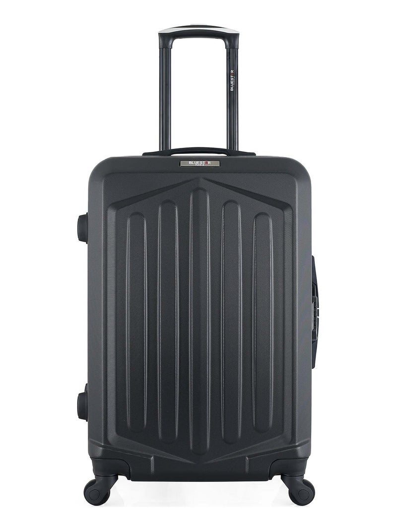 BLUESTAR - Valise Weekend HAGEN 65 cm 4 Roues Noir - Kiabi
