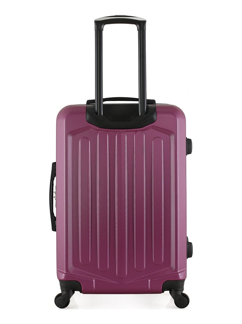 BLUESTAR - Valise Weekend HAGEN 65 cm 4 Roues Prune - Kiabi