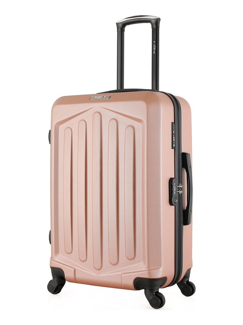 BLUESTAR - Valise Weekend HAGEN 65 cm 4 Roues Rose Métal - Kiabi