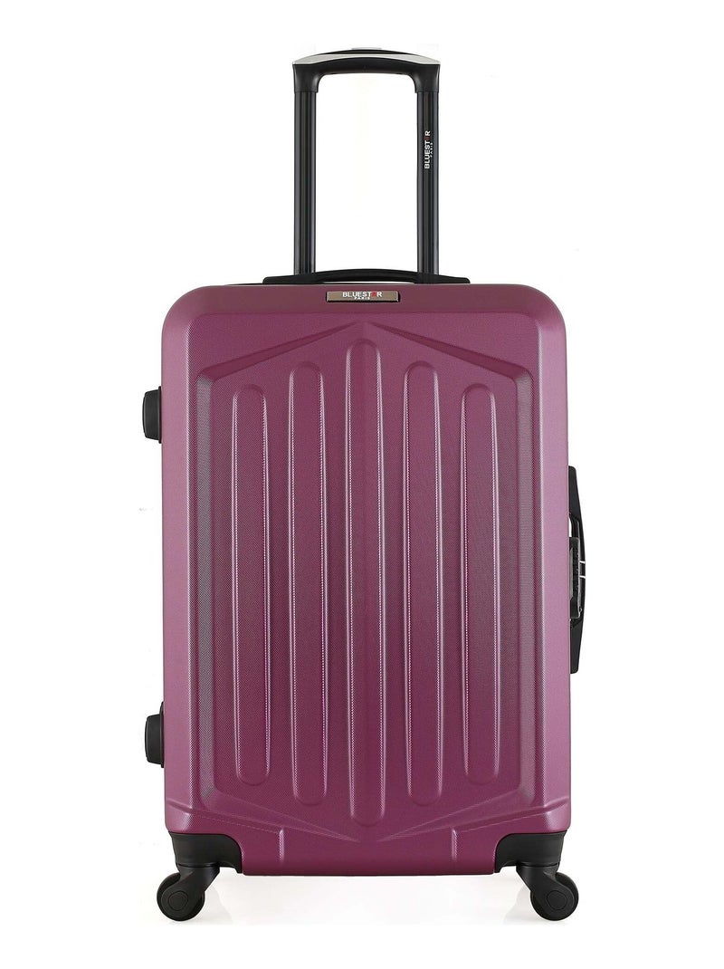 BLUESTAR - Valise Weekend HAGEN 65 cm 4 Roues Violet prune - Kiabi