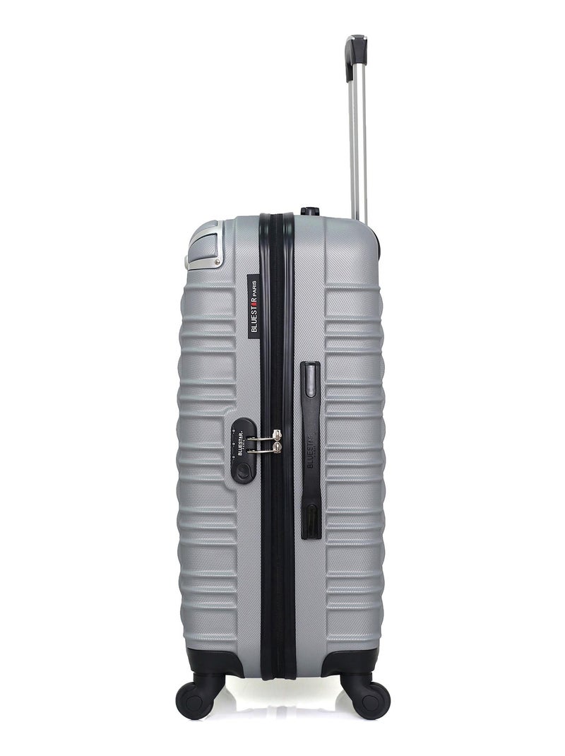 BLUESTAR - Valise Weekend LIMA 65 cm 4 Roues Gris - Kiabi