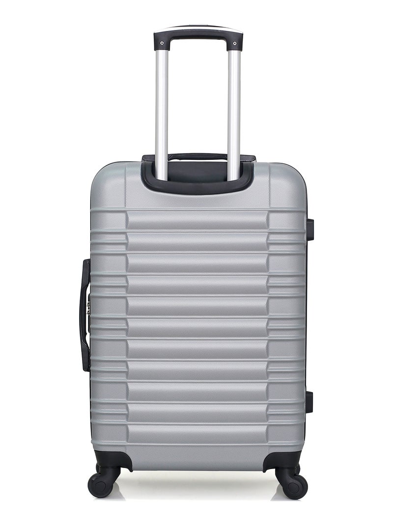 BLUESTAR - Valise Weekend LIMA 65 cm 4 Roues Gris - Kiabi