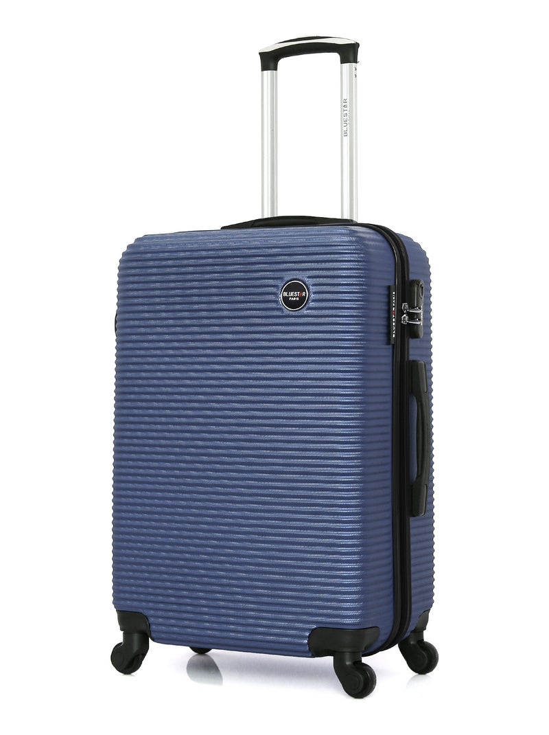 BLUESTAR - Valise Weekend LONDON 65 cm 4 Roues Bleu Bleu marine - Kiabi