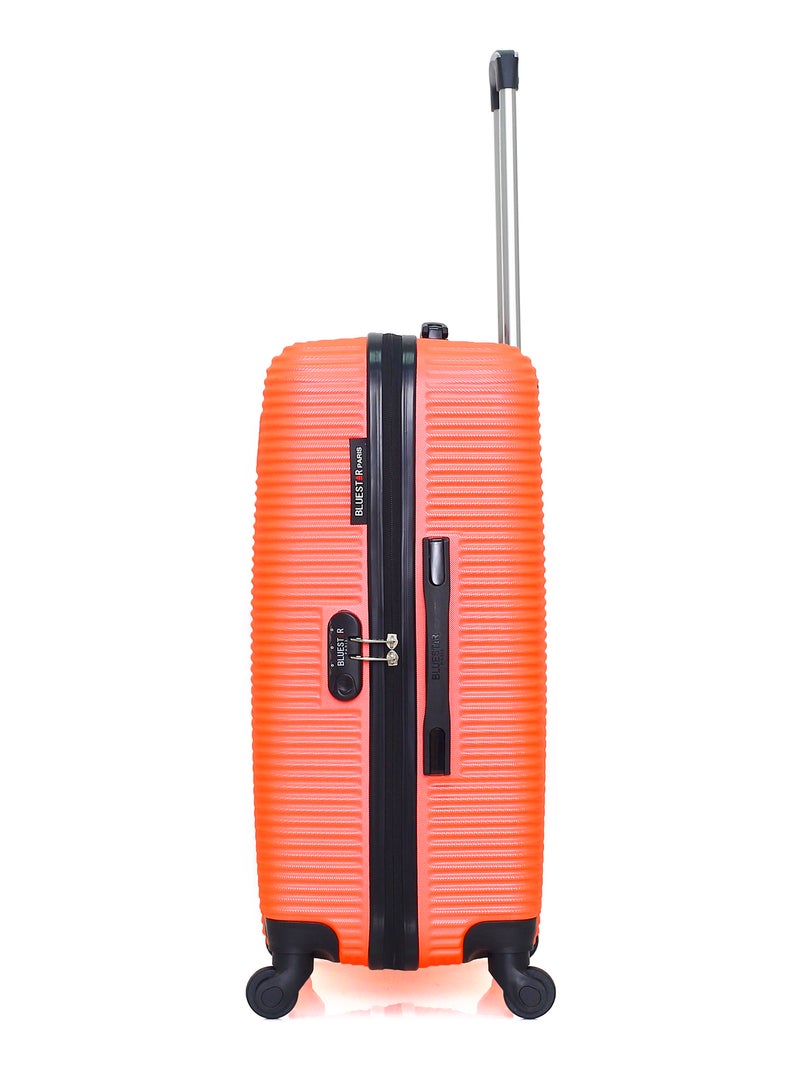 BLUESTAR - Valise Weekend LONDON 65 cm 4 Roues Corail - Kiabi