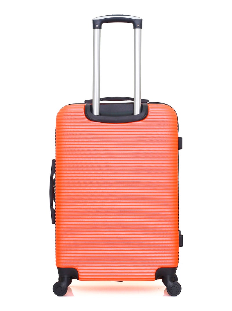 BLUESTAR - Valise Weekend LONDON 65 cm 4 Roues Corail - Kiabi