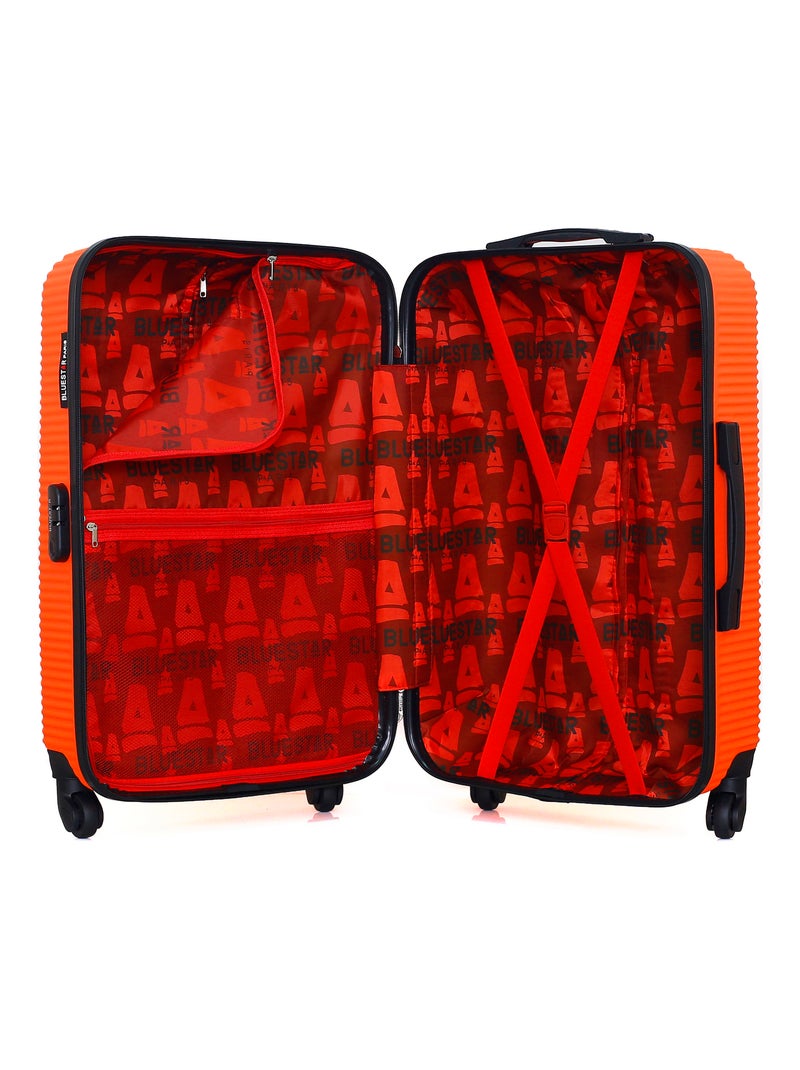 BLUESTAR - Valise Weekend LONDON 65 cm 4 Roues Corail - Kiabi
