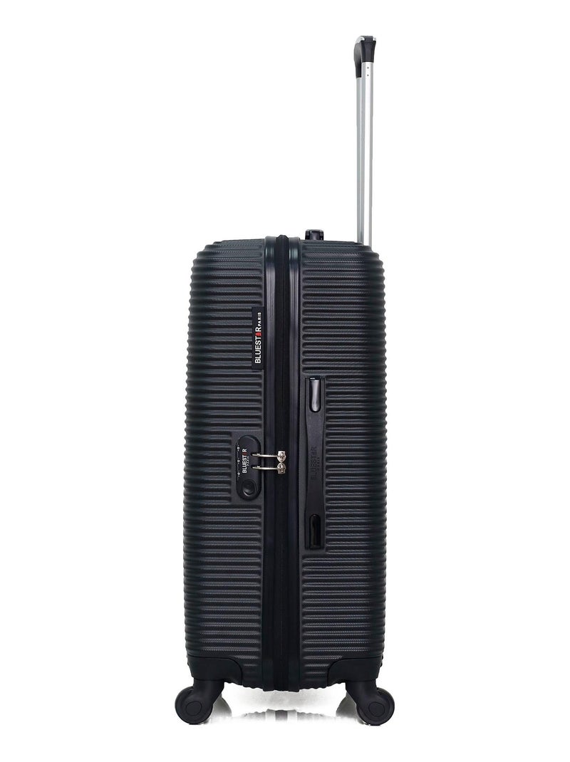 BLUESTAR - Valise Weekend LONDON 65 cm 4 Roues Noir - Kiabi