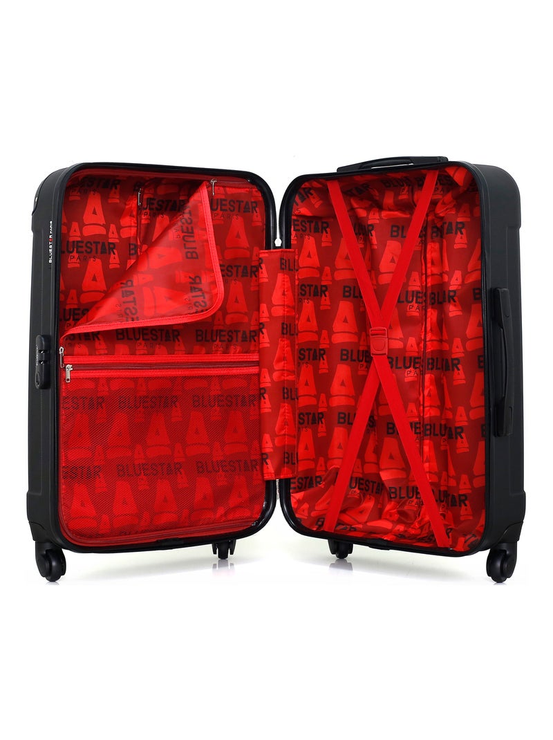 BLUESTAR - Valise Weekend MADRID 65 cm 4 Roues Noir - Kiabi