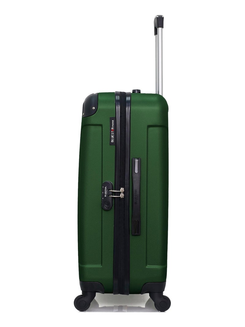 BLUESTAR - Valise Weekend MADRID 65 cm 4 Roues Vert foncé - Kiabi