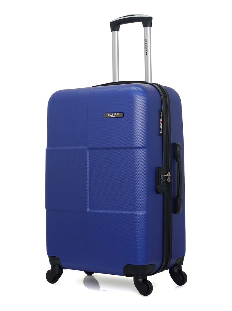 BLUESTAR - Valise Weekend MIAMI 65 cm 4 Roues Bleu Bleu marine - Kiabi