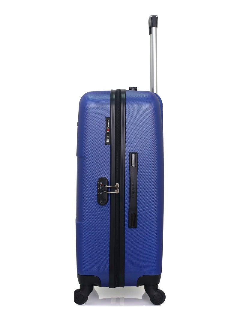 BLUESTAR - Valise Weekend MIAMI 65 cm 4 Roues Bleu Bleu marine - Kiabi