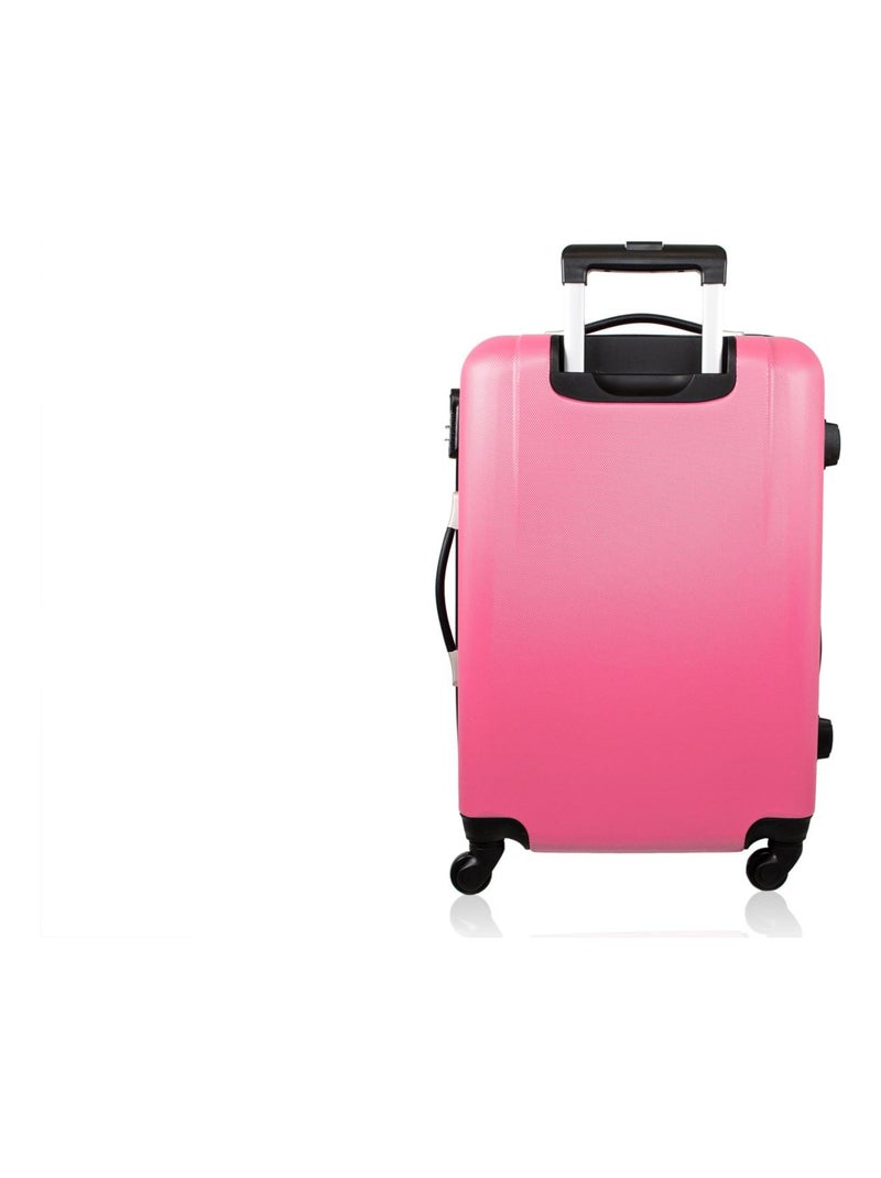 BLUESTAR - Valise Weekend MIAMI 65 cm 4 Roues Rose fushia - Kiabi