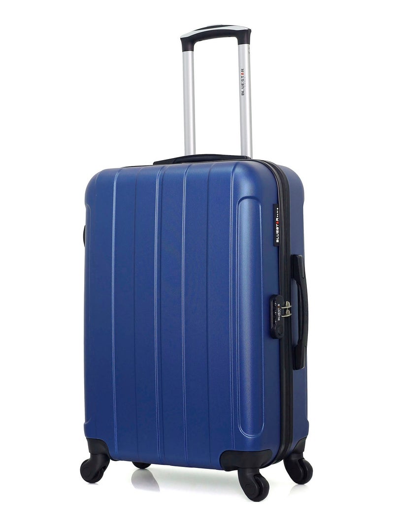 BLUESTAR - Valise Weekend NAPOLI 65 cm 4 Roues Bleu Bleu marine - Kiabi
