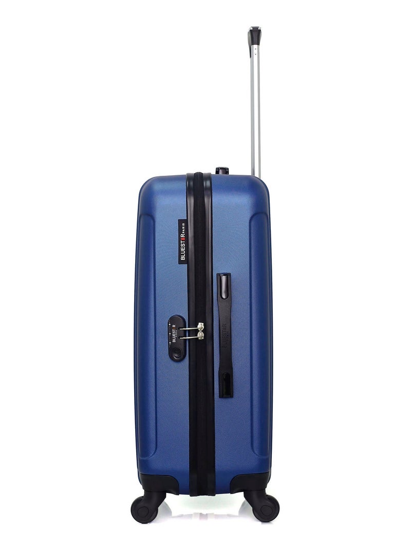 BLUESTAR - Valise Weekend NAPOLI 65 cm 4 Roues Bleu Bleu marine - Kiabi