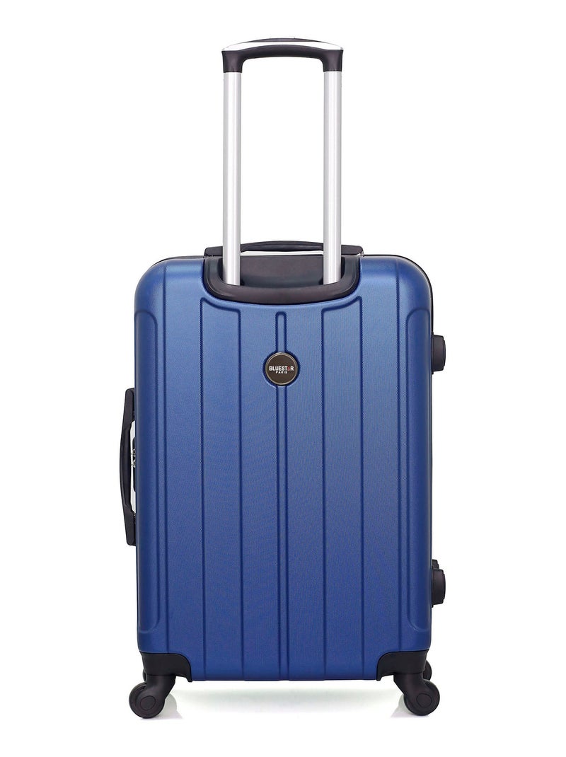 BLUESTAR - Valise Weekend NAPOLI 65 cm 4 Roues Bleu Bleu marine - Kiabi