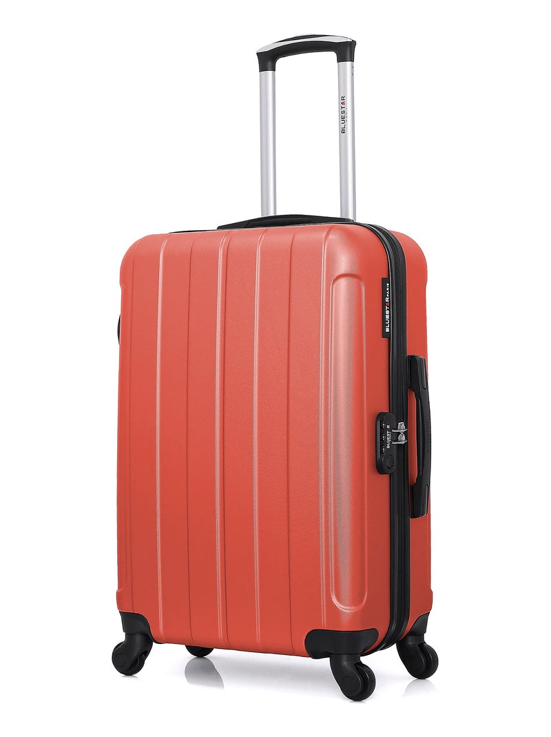 BLUESTAR - Valise Weekend NAPOLI 65 cm 4 Roues Corail - Kiabi