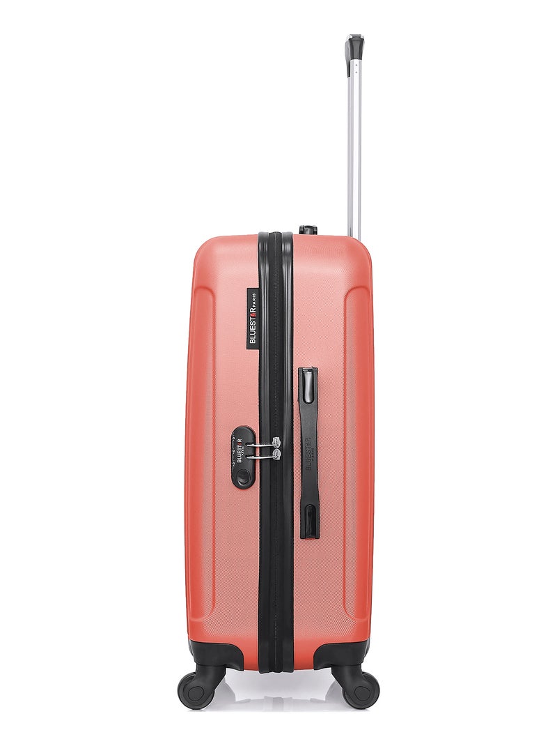 BLUESTAR - Valise Weekend NAPOLI 65 cm 4 Roues Corail - Kiabi