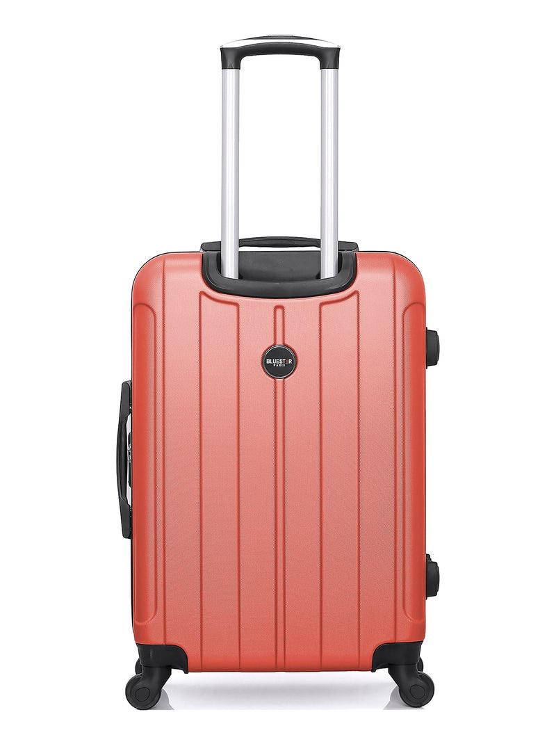 BLUESTAR - Valise Weekend NAPOLI 65 cm 4 Roues Corail - Kiabi