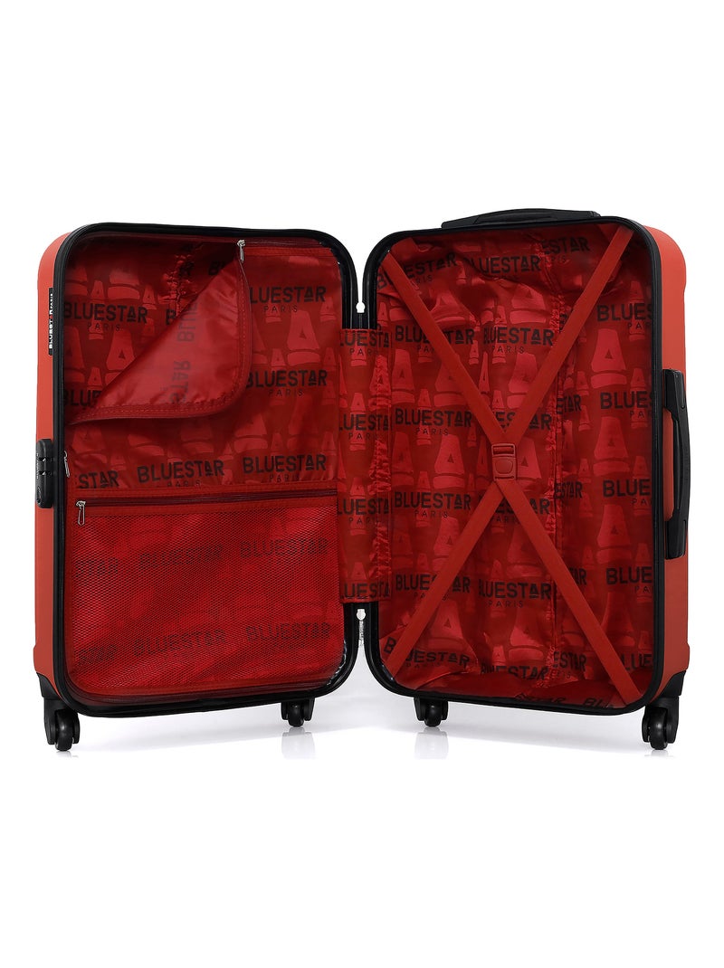BLUESTAR - Valise Weekend NAPOLI 65 cm 4 Roues Corail - Kiabi