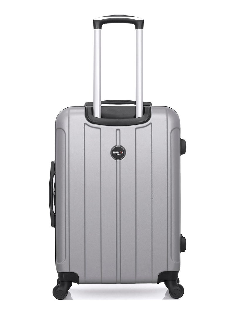 BLUESTAR - Valise Weekend NAPOLI 65 cm 4 Roues Gris - Kiabi