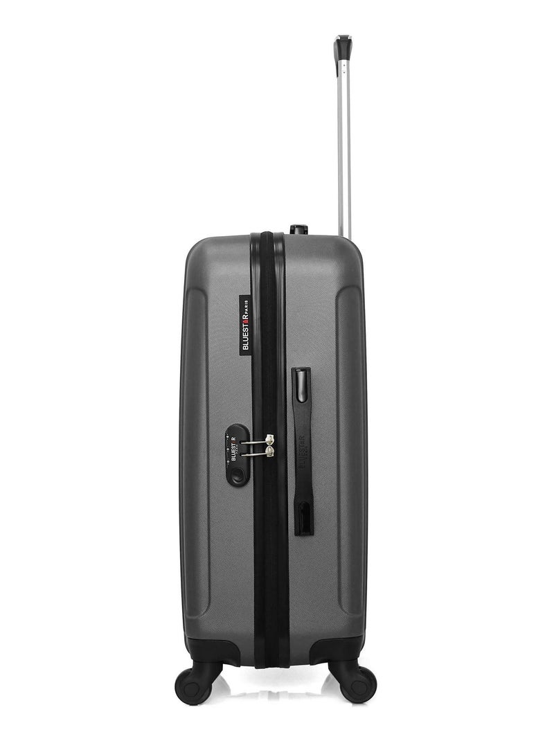 BLUESTAR - Valise Weekend NAPOLI 65 cm 4 Roues Gris foncé - Kiabi