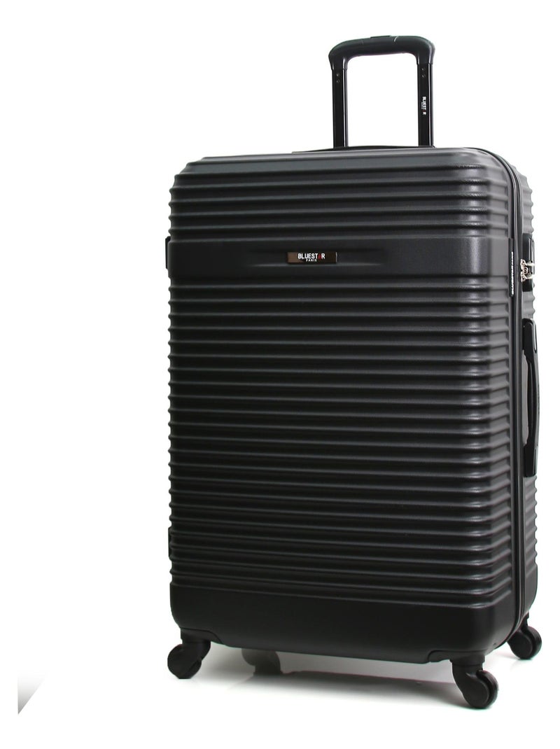 BLUESTAR - Valise Weekend NORWICH 65 cm 4 Roues Noir - Kiabi