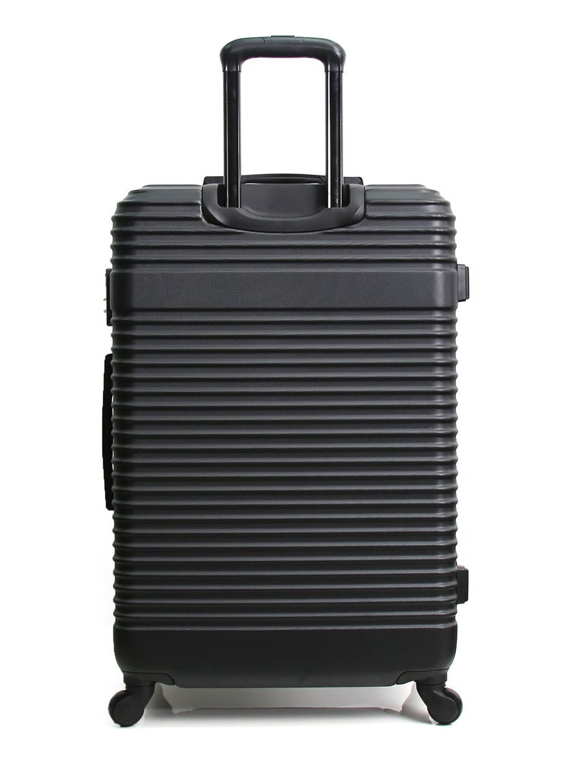 BLUESTAR - Valise Weekend NORWICH 65 cm 4 Roues Noir - Kiabi